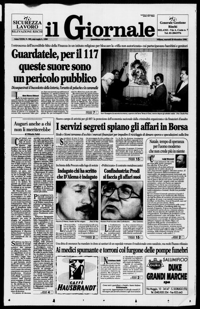 Il giornale : quotidiano del mattino